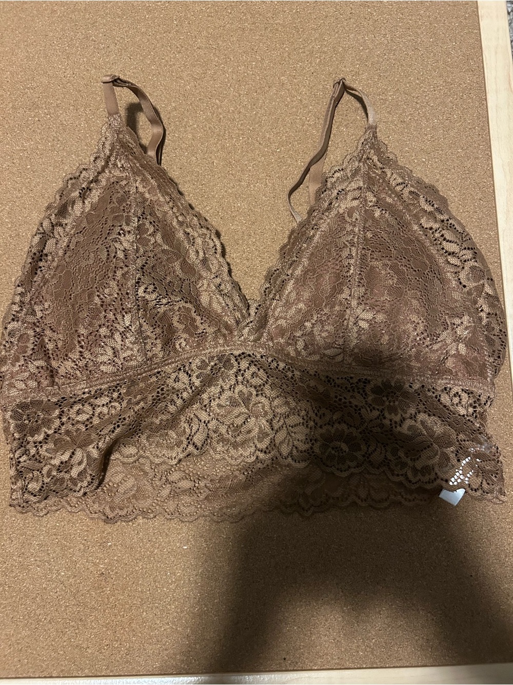 Gianni Bini Brown Lace Bralette
